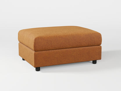 Ikea VIMLE Footstool cover made by Covereo in upholstery named MONTANA Sly Fox