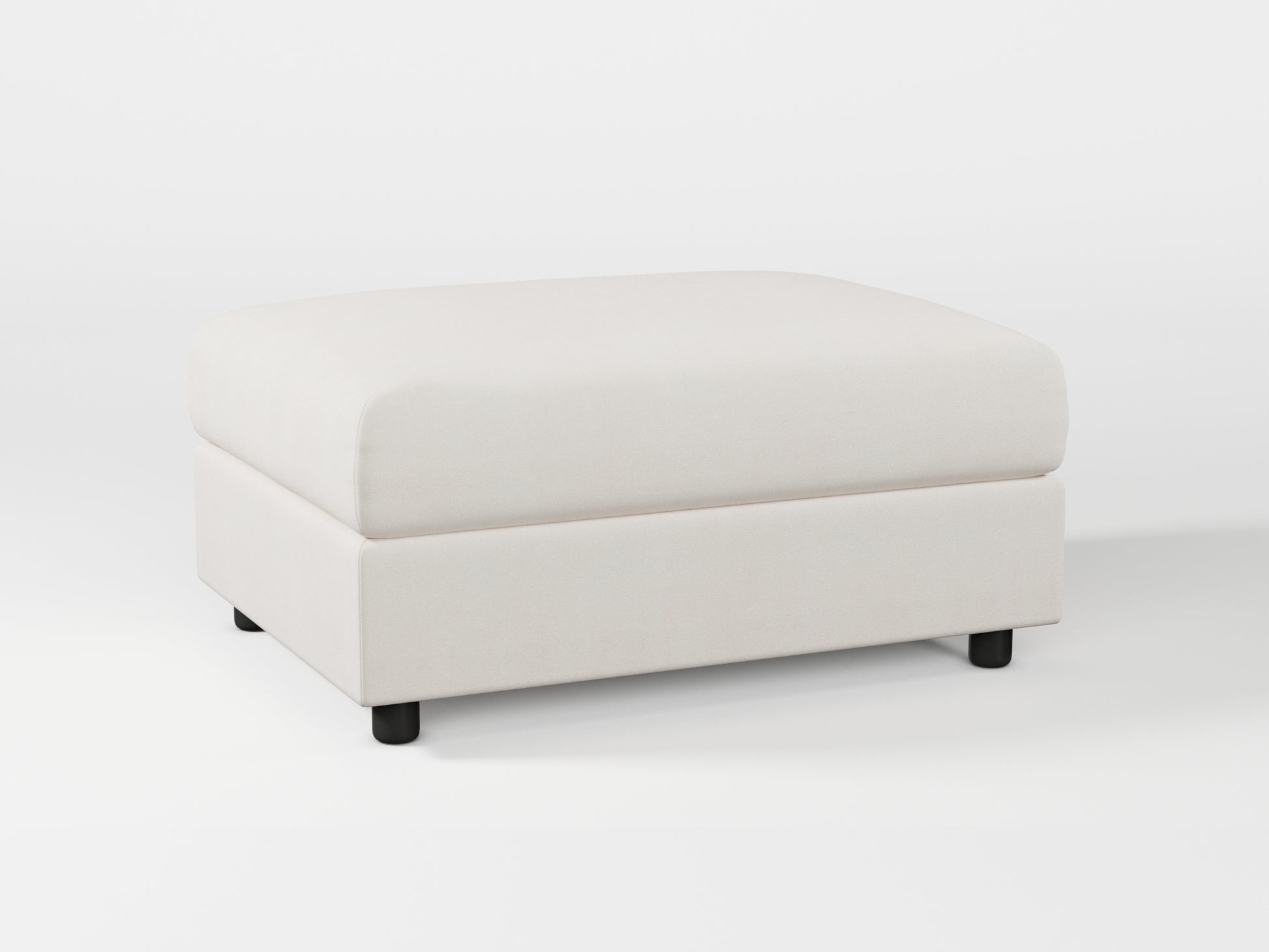 Ikea VIMLE Footstool cover made by Covereo in upholstery named TUNSO Nude One