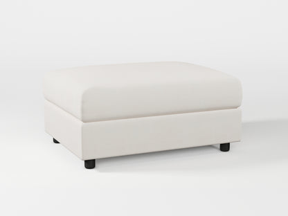 Ikea VIMLE Footstool cover made by Covereo in upholstery named TUNSO Nude One