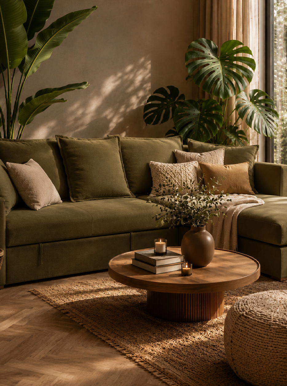 Ikea HOLMSUND Ecksofa-Bett-Bezug (mit 5 Kissenbezügen)