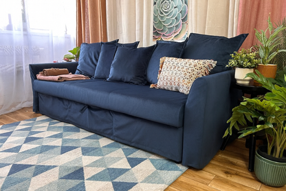 Ikea HOLMSUND Three-seat sofa-bed cover (with 5 pillows covers)
