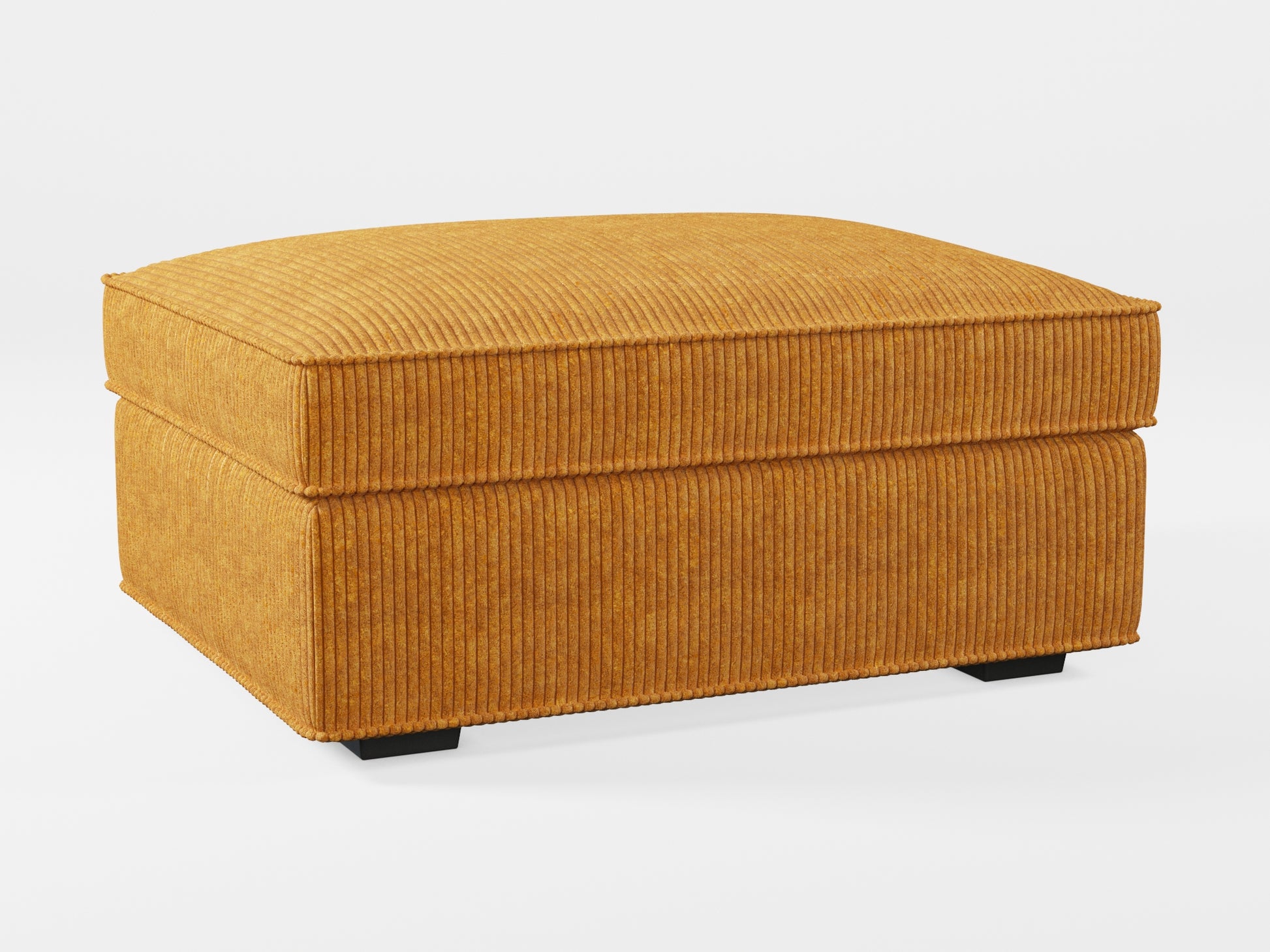 Ikea KIVIK Footstool cover made by Covereo in upholstery named COSY Honeymoon