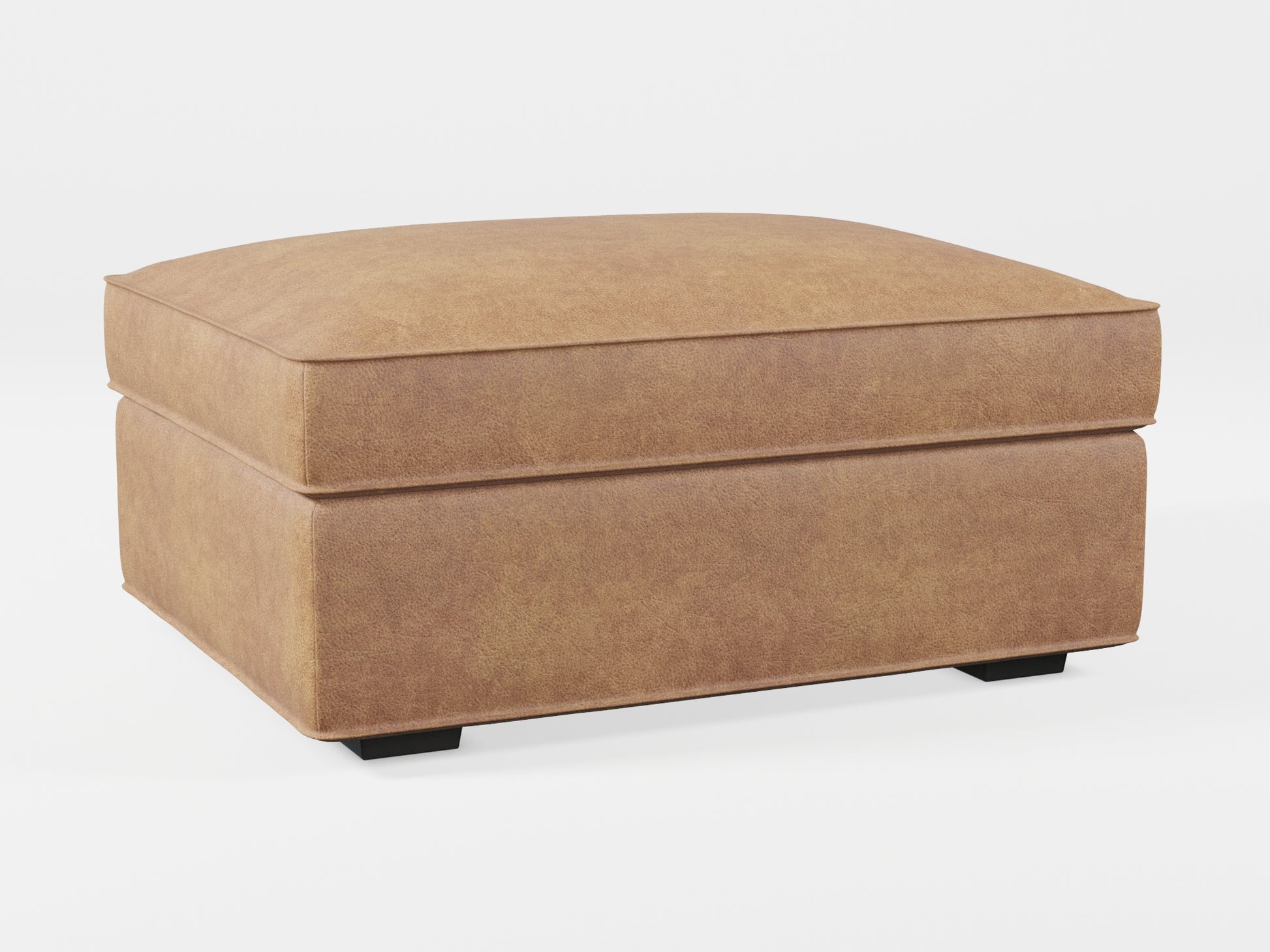 Ikea KIVIK Footstool cover made by Covereo in upholstery named ECONUBUCK Medium