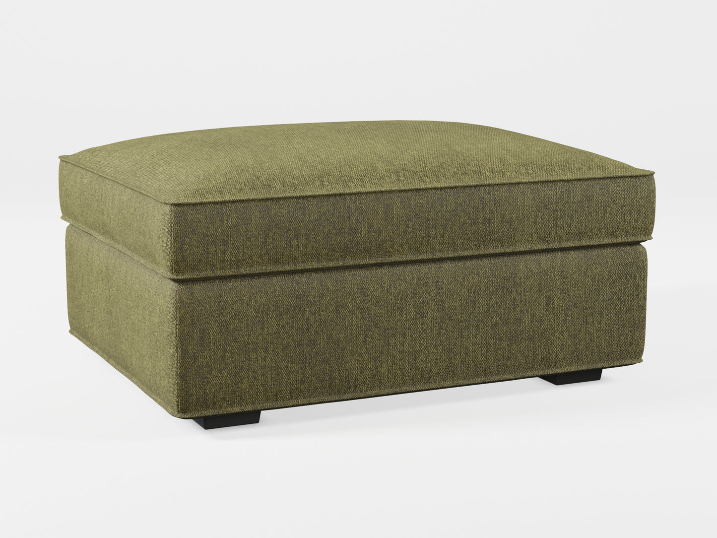 Ikea KIVIK Footstool cover made by Covereo in upholstery named MONTANA Khaki