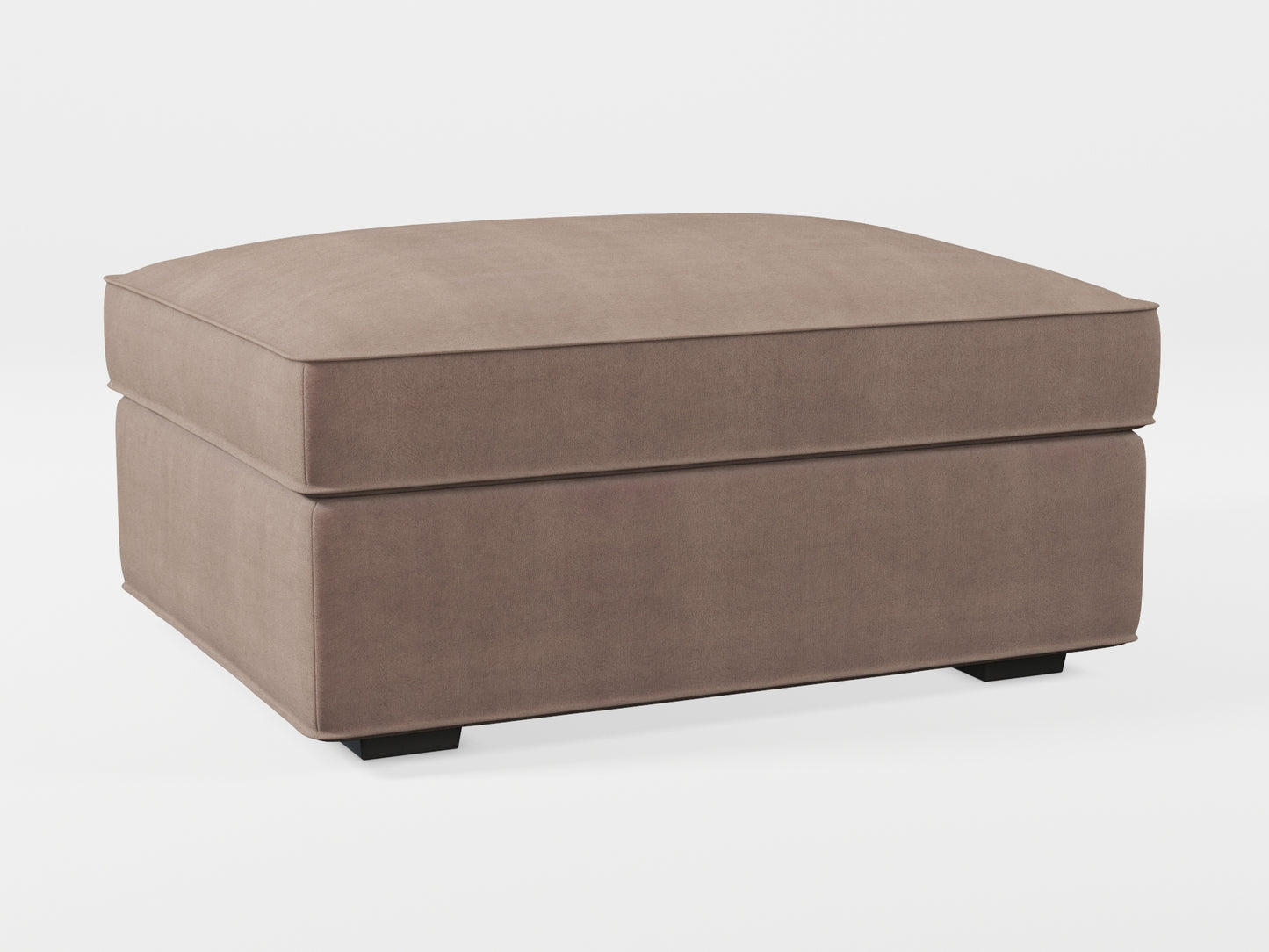 Ikea KIVIK Footstool cover made by Covereo in upholstery named TUNSO Nude Five