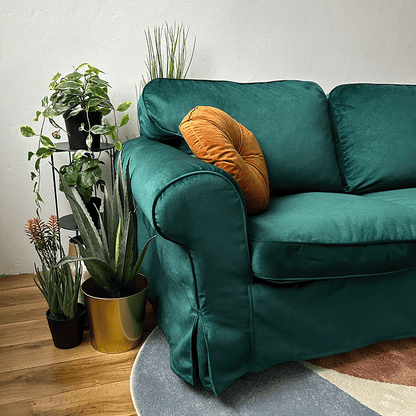Ikea EKTORP 3-Sitzer Sofa mit Recamiere Bezug (links/rechts)