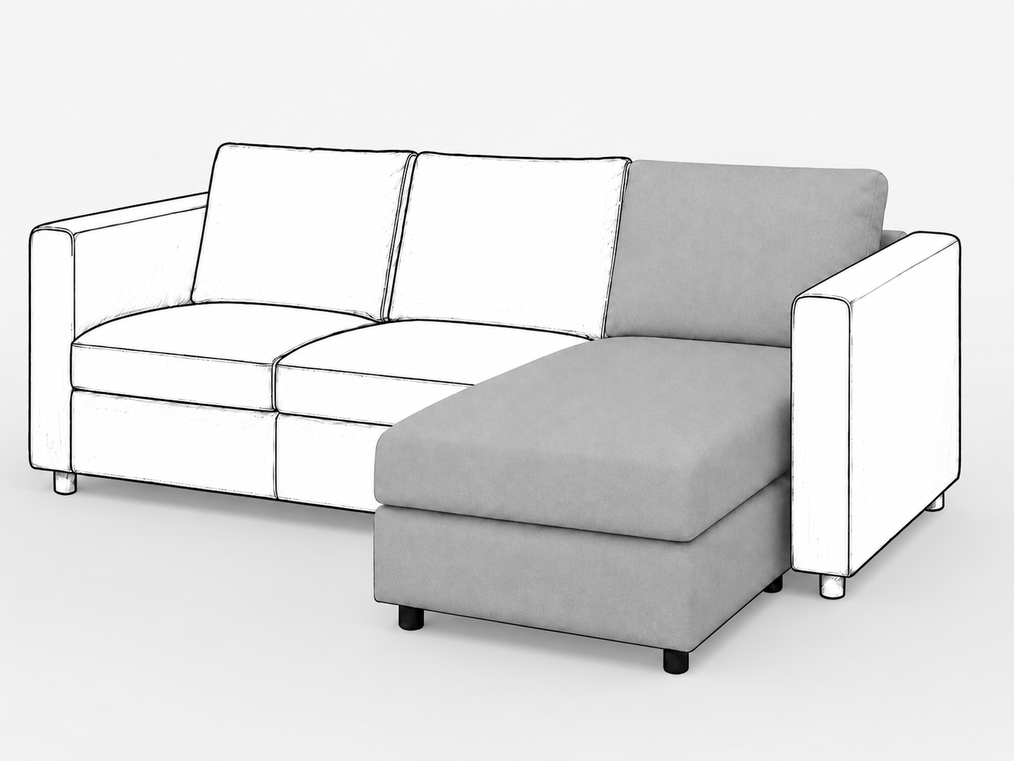 Ikea VIMLE Chaise Longue cover