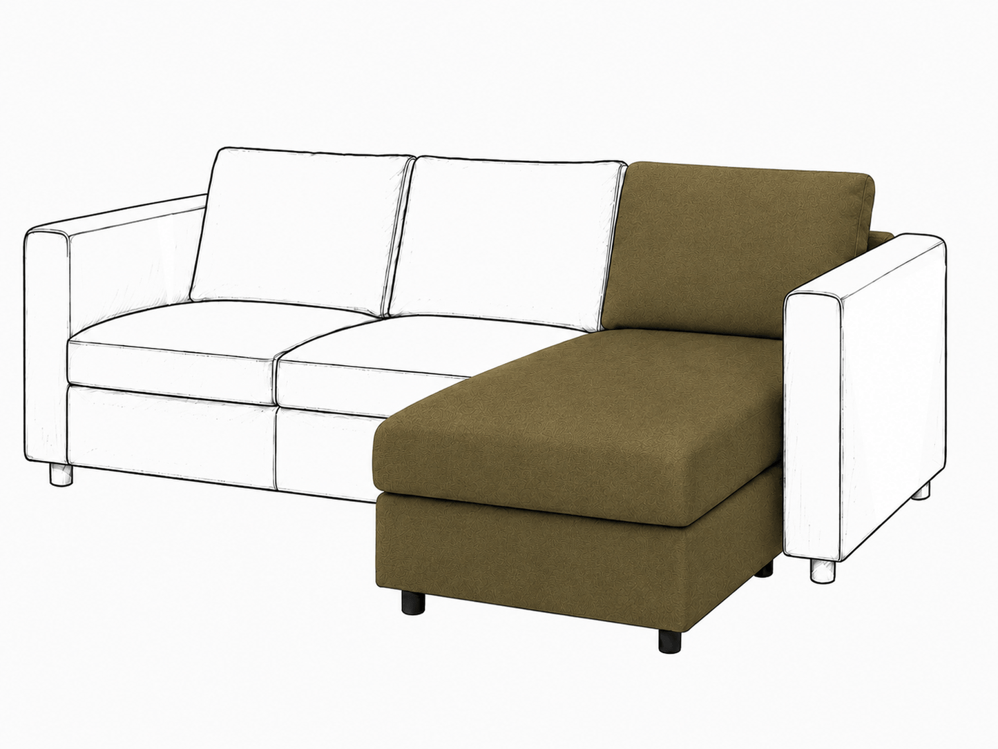 Ikea VIMLE Chaise Longue cover