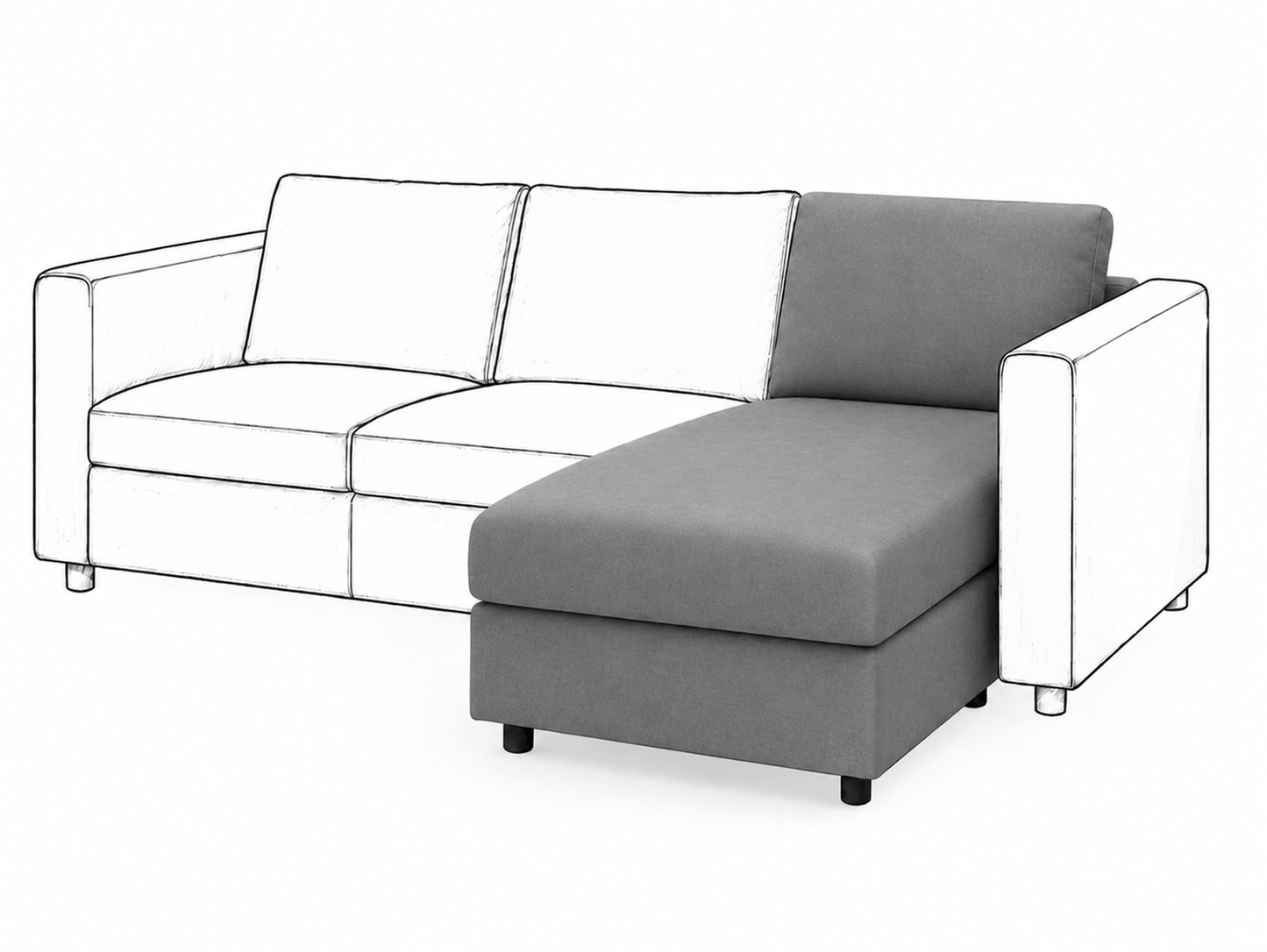 Ikea VIMLE Chaise Longue cover