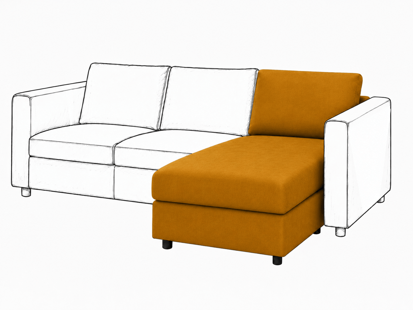 Ikea VIMLE Chaise Longue cover