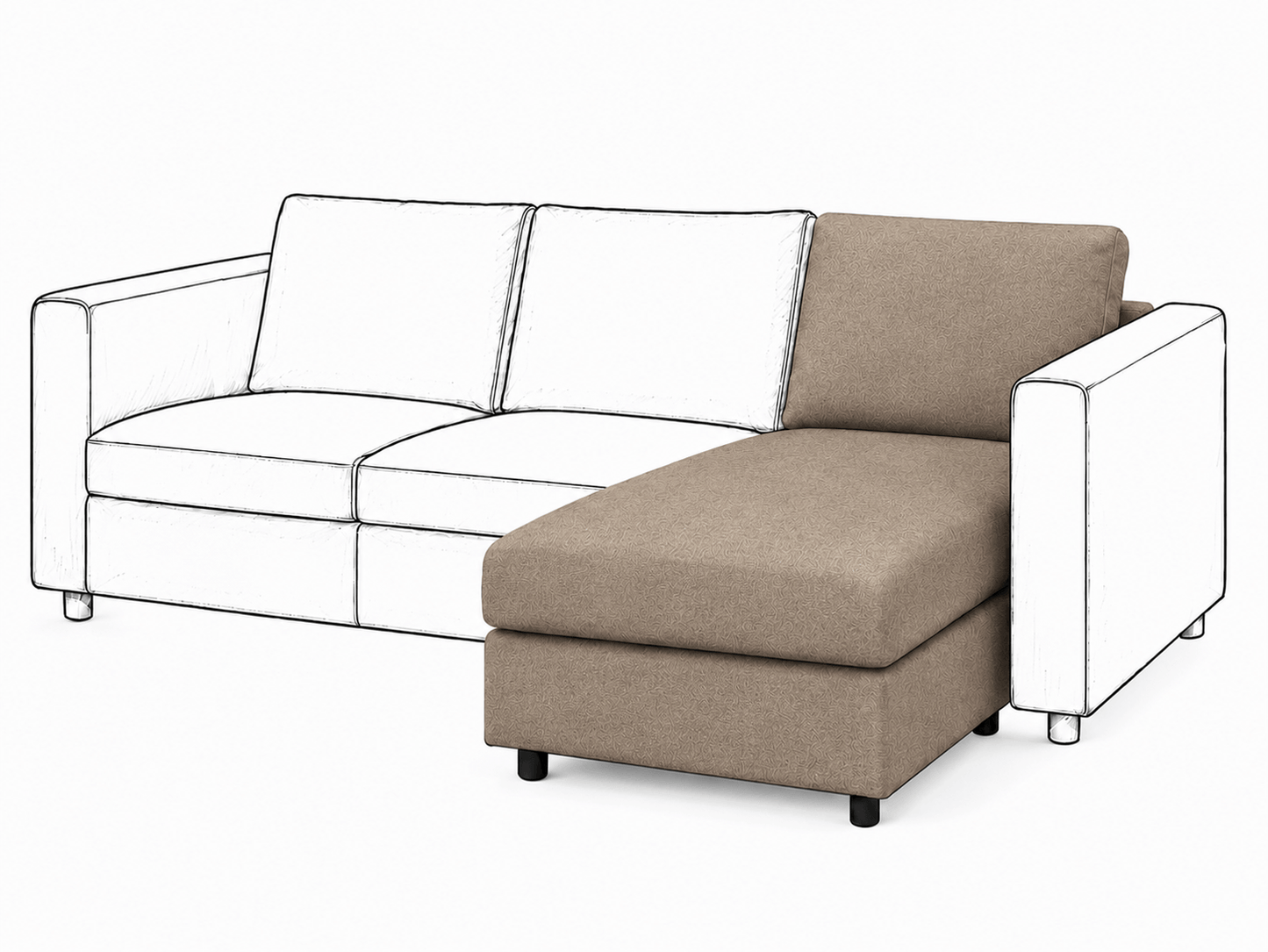 Ikea VIMLE Chaise Longue cover