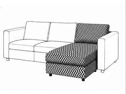 Ikea VIMLE Chaise Longue cover