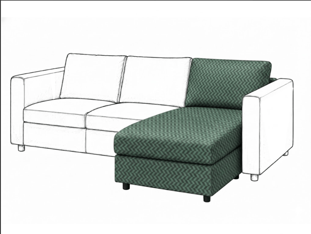 Ikea VIMLE Chaise Longue cover